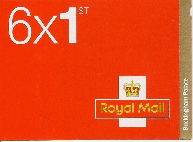 GB 2014 Buckingham Palace PM42 Barcode Booklet