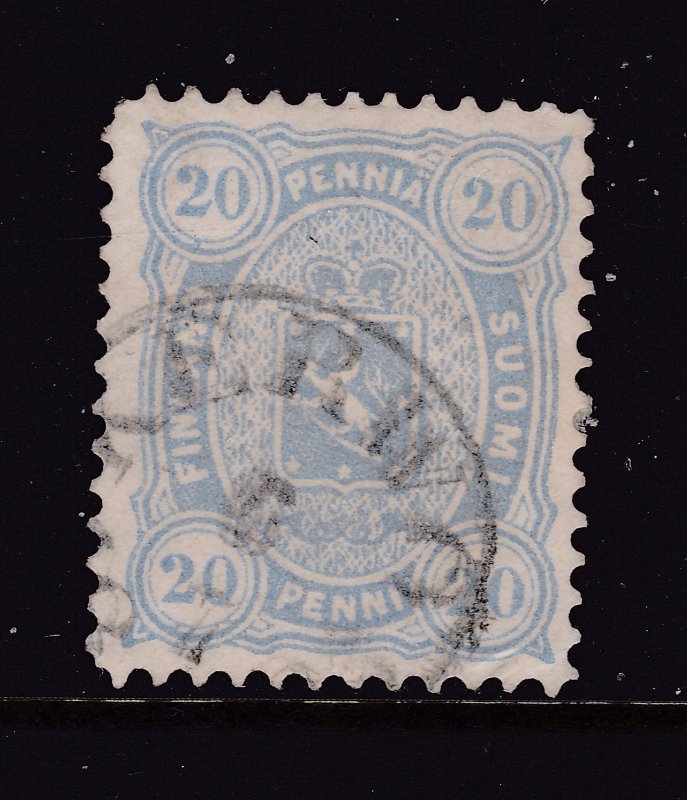 Finland a 20p used from 1875 perf 12.5