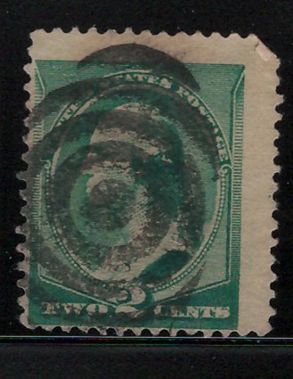 United States Sc 213 1887 2c Washington Used Fancy Cancel