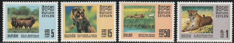 Ceylon, #439-442  MH From 1970