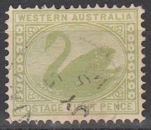 Western Australia #81 F-VF Used  CV $4.75  (A3483)