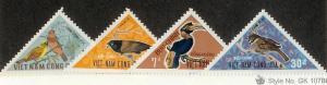 South Vietnam 1970 SC#364-67 Pegu House Sparrow Air Set NH