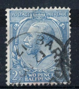 GB 1912 2½d pale milky-blue fine used sg371var Spec N21(7) cat £350