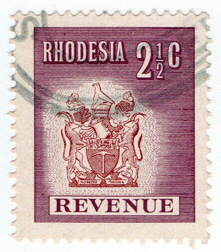 (I.B) Rhodesia Revenue: Duty Stamp 2½c (1970)