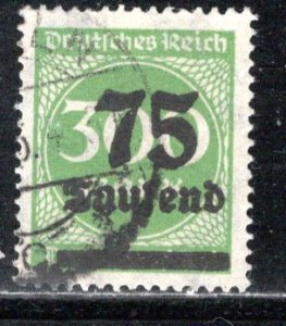 Germany Reich Scott # 250, used, exp h/s