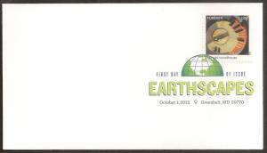 US 4710m Earthscapes Railroad roundhouse DCP FDC 2012