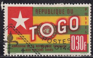 Togo 386 USED 1961 Togo's Admition to the UN .30 Fr