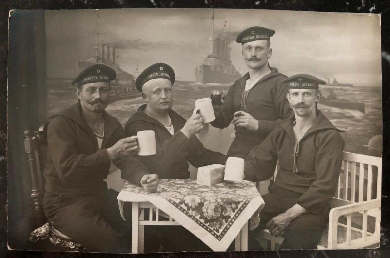 1915 Kiel Germany Feldpost Postcard Cover Kaiserliche Marine Navy To Berlin