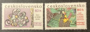 Czechoslovakia 1967 #1462-3, EXPO '67, MNH.