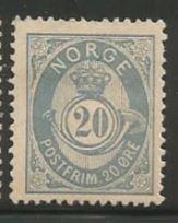 Norway Scott #44 Stamp - Mint Single