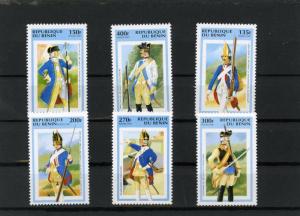 Benin 1997 Sc#952-957 MILITARY UNIFORMS SET OF 6 STAMPS MNH