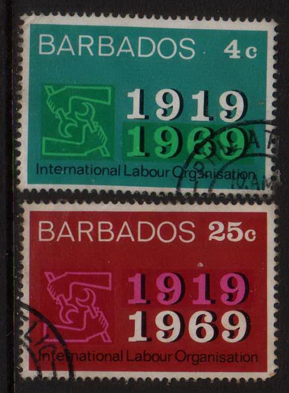 Barbados - #320-21 - used - ILO