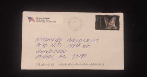 C) 2002. UNITED STATES. INTERNAL MAIL. LEAF-NOSED BAT STAMP. XF