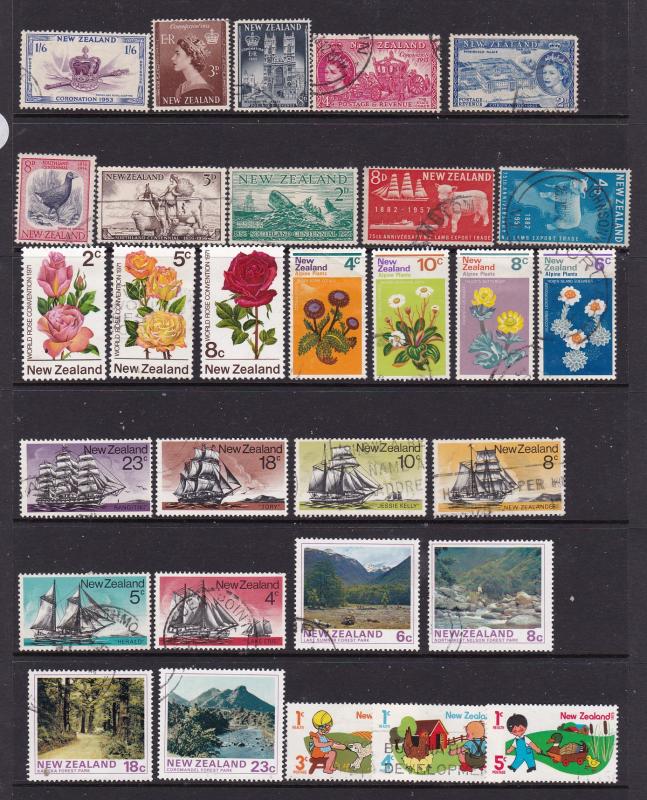 New Zealand a decent collection of sets & pairs QEII era