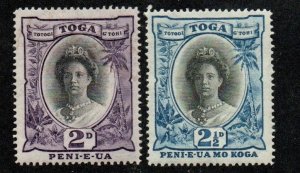 Tonga 56a & 57 Mint hinged