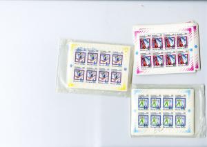 Russia Stamps # 6056-8 NH Sports Lot of 50 Sheets of 8 Each Scott Value $780.00