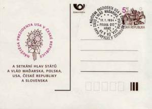 Czechoslovakia, Government Postal Card, Event