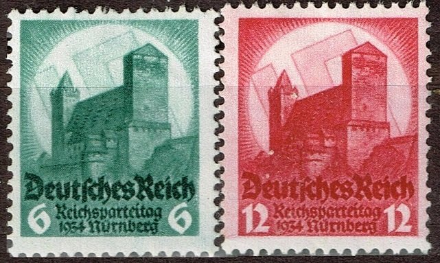 1934 Germany Reich 546-547  Architecture 85,00 €