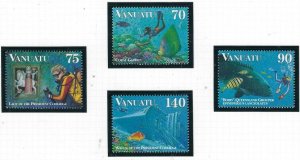 Vanuatu 693-96 MNH 1997 Diving (fe8760)