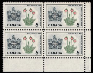 Canada - Provincial Flowers & Coats of Arms 1964-66 SC418-429A Mint Blocks