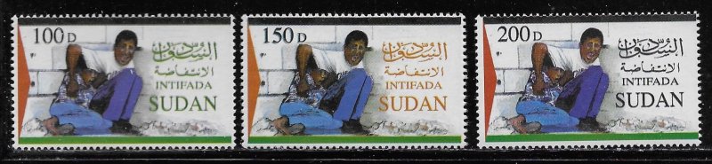 Sudan Scott #'s 538 - 540 MNH