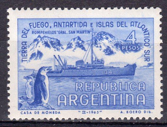 Argentina 1965 Sc#770 Antarctica/Penguins/Ship (1) MNH