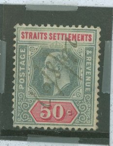 Straits Settlements #121v  Single