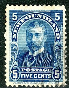 Newfoundland, Scott #85, Used
