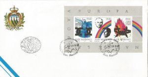 George Bush Gorbachev San Marino FDC