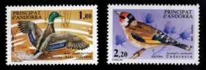 Andorre (French) Andorra Scott 340-341 MNH** 1985 wildlife conservation set