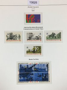 MOMEN: US STAMPS  1973 MINT OG NH COLLECTION LOT #13025