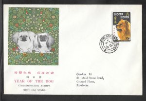 Just Fun Cover Hong Kong #253 FDC Cover (12840)