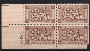 Plt Blk Sc# 1071 Fort Ticonderoga MNH #25245 LL