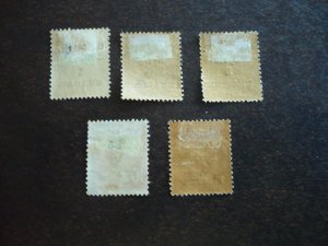 Stamps - Syria - Scott# 25-28,36 - Used Part Set of 5 Stamps