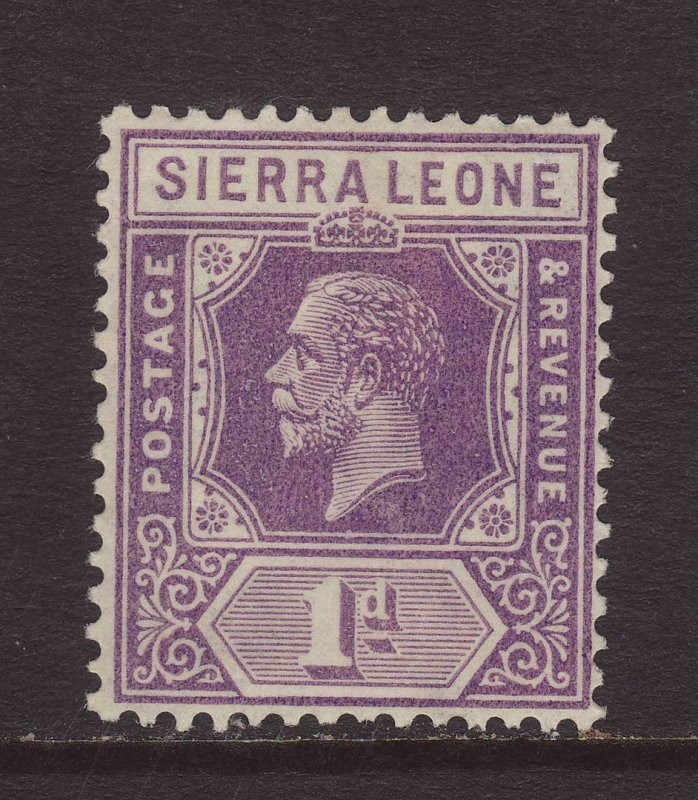 1925 Sierra Leone 1d Die II Mounted Mint SG132a