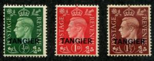 Morocco Agencies Tangier SC# 515-7 SG# 245-7 George VI  MH