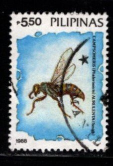 Philippines - #1921 Insects  -  Used