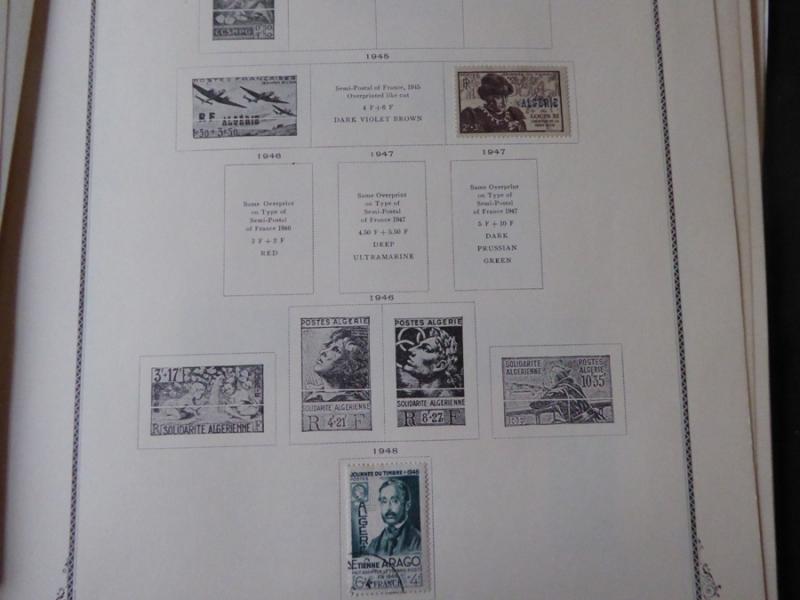 Algeria 1924-1971 Stamp Collection on Scott Specialty Album Pages