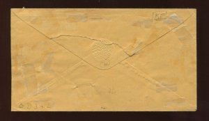 SCOTT 11A Cover FANCY CROSS CANCEL OF CANTON MI (S-E CR-C1) w/PF Cert Crucifix