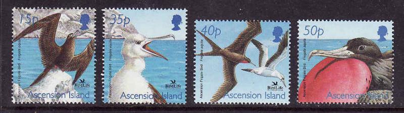 Ascension-SC#785-8-unused NH set-Birdlife International Worl