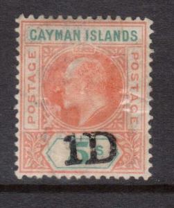 Cayman Islands #19c (SG #19c) VF Mint **With Certificate**