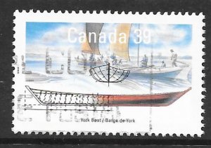 Canada 1268: 39c York Boat, used, VF