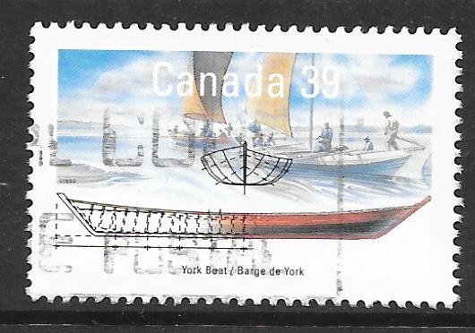 Canada 1268: 39c York Boat, used, VF