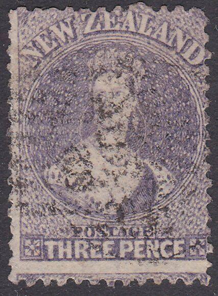 NEW ZEALAND 1864 Chalon 3d perf 12½ SG117 sound used.........................778