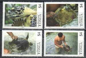 Tonga Stamp 1197a-1197d  - Turtles