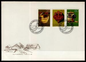 Liechtenstein 687-689 U/A FDC