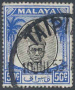 Perak  Malaya  SC#  112 Used  see details & scans