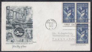 United States Scott 1090 Artmaster FDC - Steel's 100th Anniv. #2