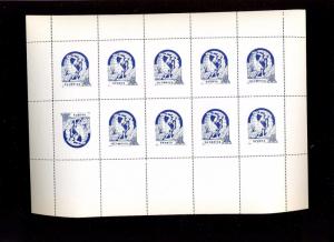 1961 ASDA NATIONAL STAMP SHOW EXPO SHEET LOT WITH ERROR AND PROOF SHEETS LOT 745