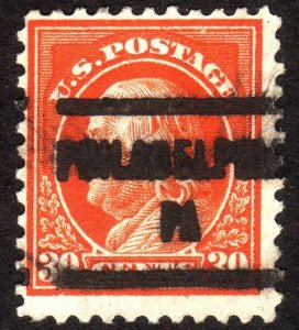 1917, US 30c, Franklin, Used, Sc 516